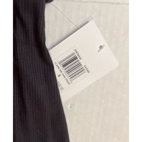 Hurley 3HKD0536 Black Caviar Womens Sz Small Claire Rib Tank Dress - Picture 6 of 12
